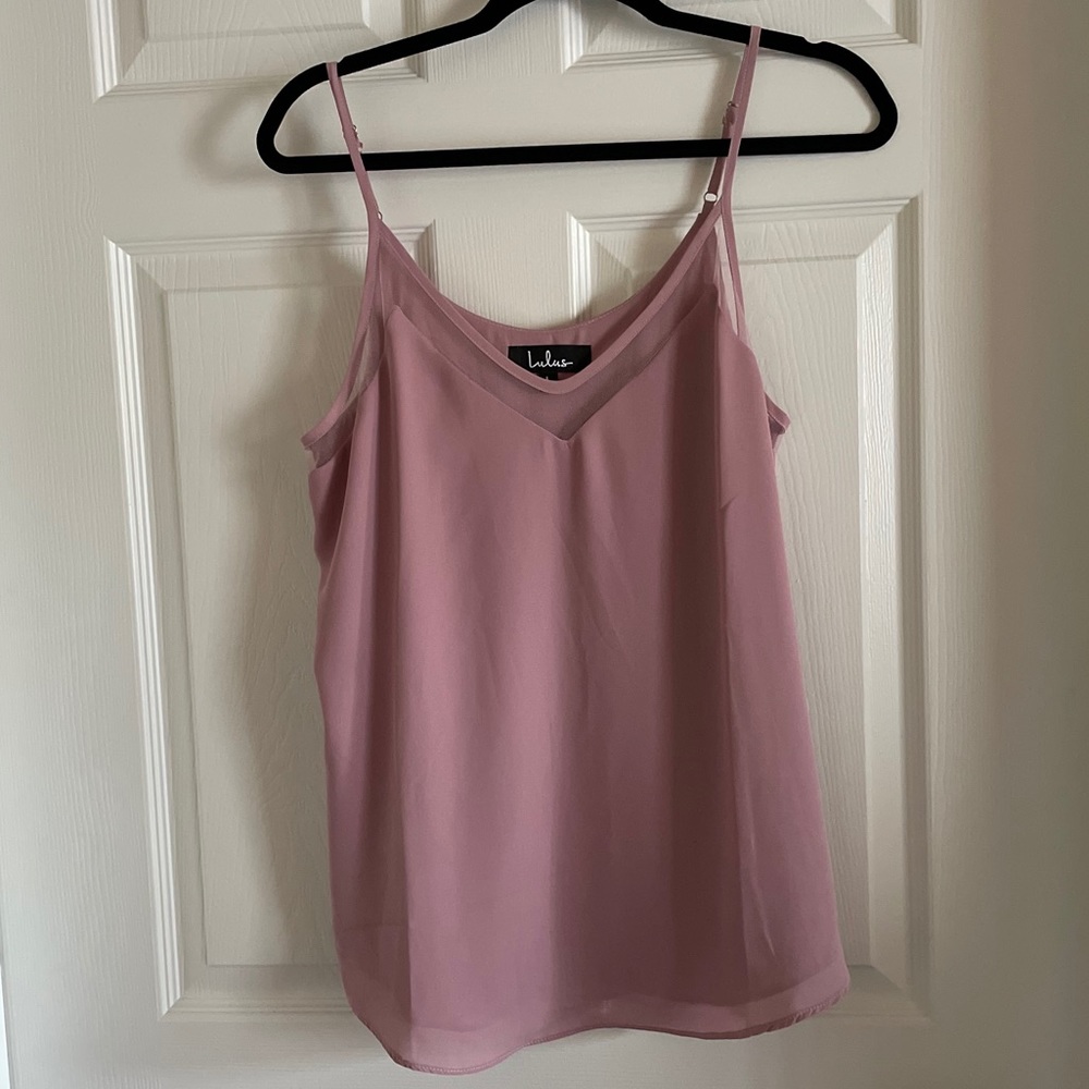 Lulus mesh tank top